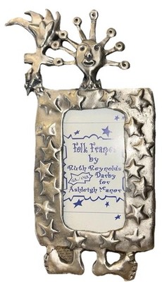 VTG Folk Frames Ruth Reynolds Darby X Ashleigh Manor Lady Liberty Pewter 5 W 9 T