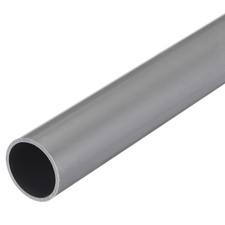PVC Rigid Round Pipe 28mm ID 32mm OD 500mm Light Grey High Impact