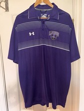 MENS UNDER ARMOUR UCA CENTRAL ARKANSAS BEARS PULLOVER POLO SHIRT SIZE XL/TG/EG