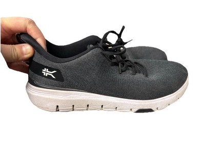 Kuru Flex Via Womens Size 9.5 Black Gray White Athletic Running Shoes Sneakers