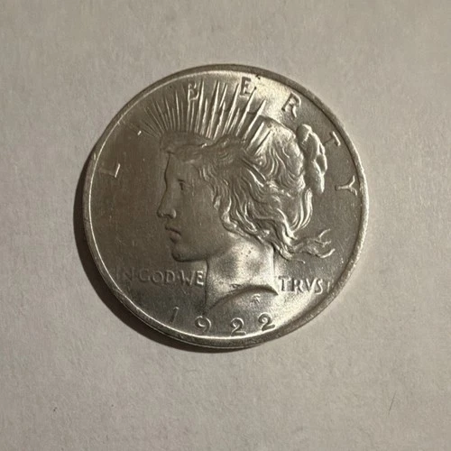 1922 Peace Dollar $1 Silver Coin Business Strike 0.9 Fineness