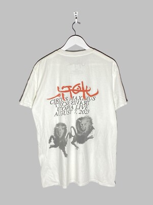 Travis Scott★Utopia Circus Maximus 半袖Tシャツ送関込み Travis Scott Utopia Circus Maximus Rome Concert T-shirt