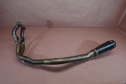 2019-2024 Yamaha YZFR3 YZF R3 Exhaust System Muffler Tip Front Pipe - DAMAGED - Picture 15 of 19