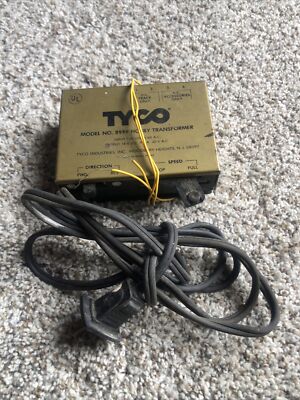 Tyco Transformer Model 120V HO Scale Train Control Power Supply Sold For Parts.
