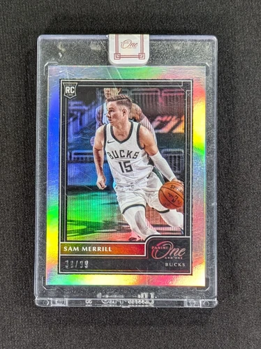 2020-21 Panini One and One Rookies Silver /99 Sam Merrill #137 Rookie RC