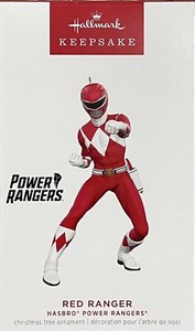 2023 Hallmark RED RANGER Hasbro Power Rangers Hallmark Keepsake Ornament