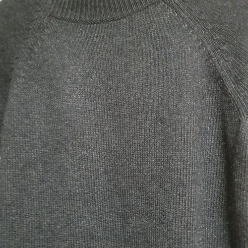 Boden Benedicta Sweater Black Knit Faux Fur Cuffs Wool Cashmere Blend Size S - Picture 2 of 8