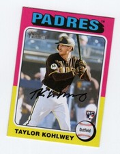 2024 Topps Heritage Mini  Taylor Kohlwey RC #154 San Diego Padres
