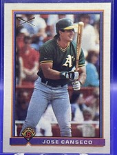 1991 Bowman #372 Jose Canseco Oakland Athletics A's Silver Slugger