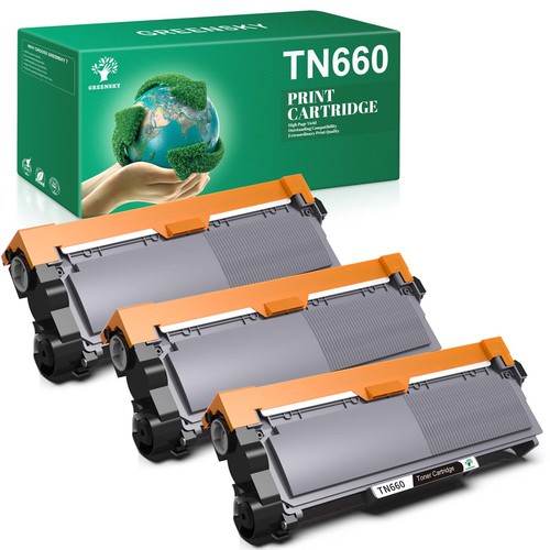3x TN660 Toner Compatible for Brother MFC-L2700DW DCP-L2520DW HL-L2360DW L2300D