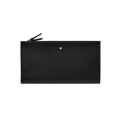 Montblanc Nightflight Leather Black Multi-Currency Wallet #118279