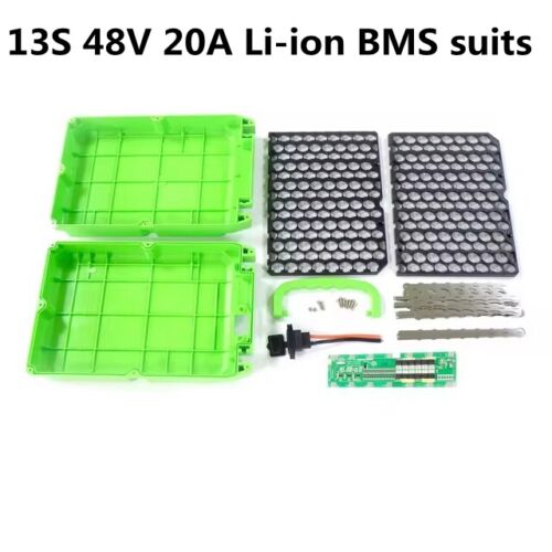 Battery Box/Case Holder Sets For 13S 48V 20Ah/30Ah Li-ion Batteries with BMS DIY - Picture 19 of 27