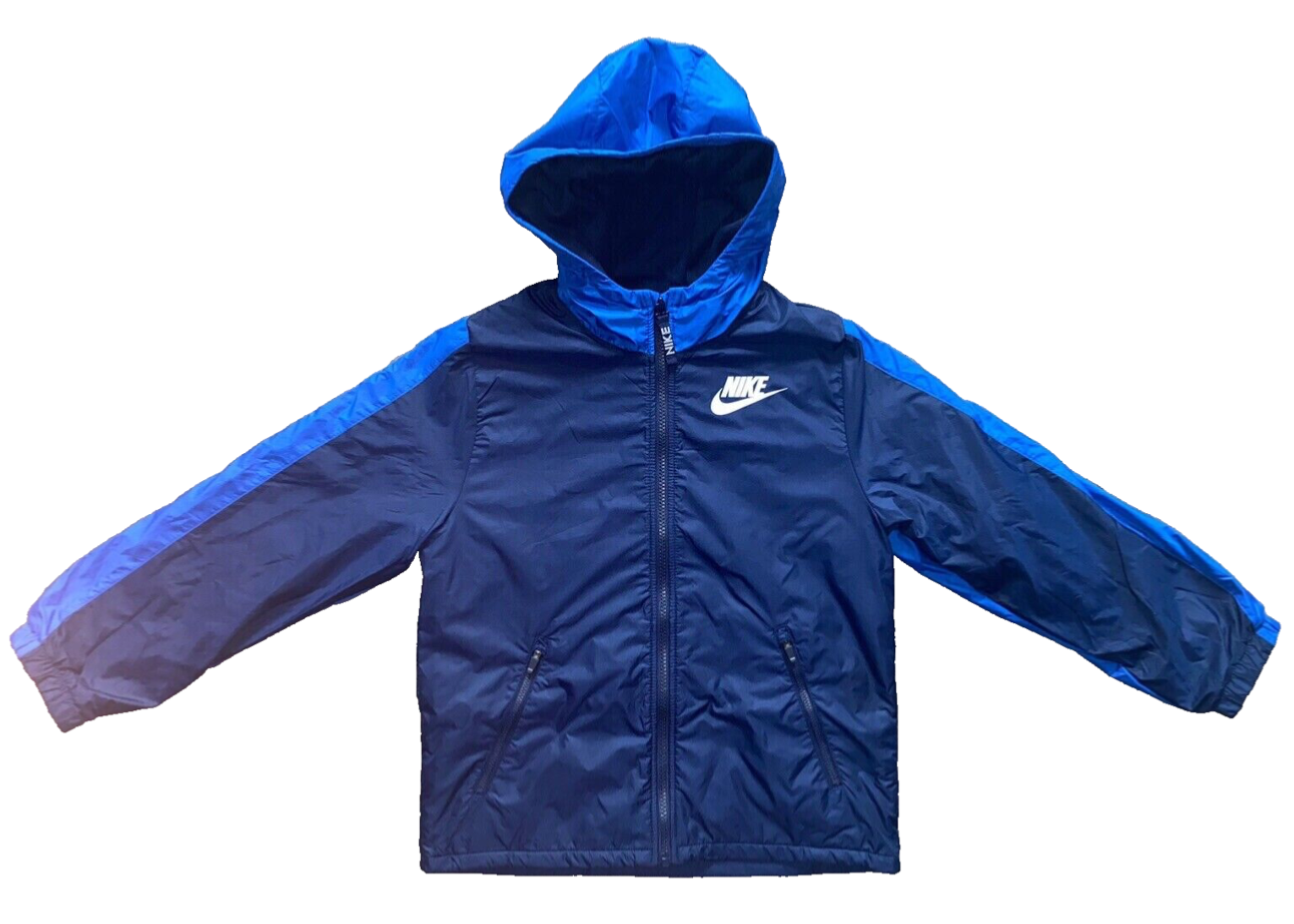 SACAI X NIKE Giacca Nike Junior abbigliamento sportivo foderata in pile blu taglia 10 12 anni DJ0663 410