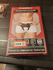 Hernia Support Belt for Men Truss for Inguinal with 2 Removable Compression Pads