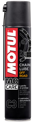 MOTUL MC CARE C3 CHAIN LUBE OFF ROAD 400 ml Offroad Motorrad Kettenspray Gelb