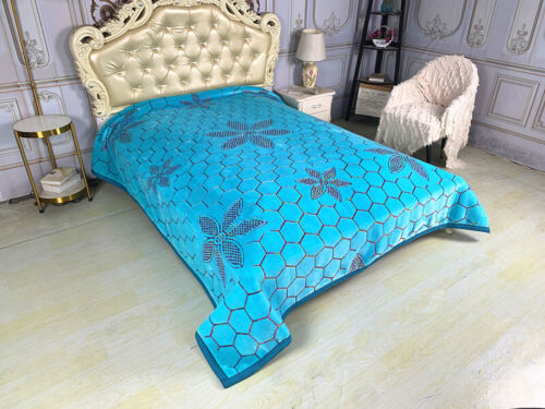1890GSM Super King Size Super Heavy Mink Blanket 220*260cm Two Layers 10kg - Picture 5 of 5
