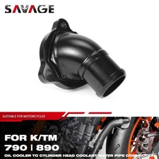For 790 890 Duke R ADV Oil Cooler to Cylinder Head Coolant Water Pipe Connection