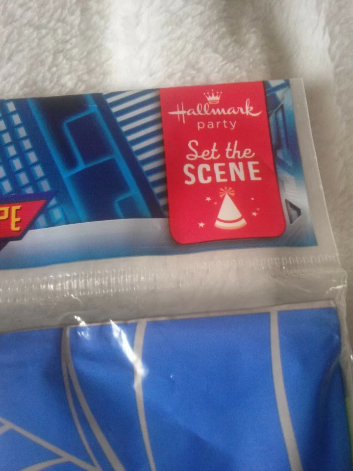 2 пластиковых настольных чехла Spider-Man 54 x 96 дюймов Вечеринка день рождения HallMark новый - Изображение 4 из 4