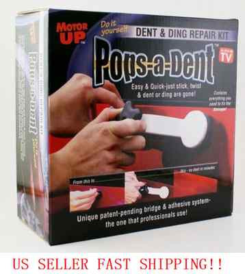 T32 Pops A Dent Car Damage Dent Repair Removal Tool Kit Pops A Dent Seen On Tv Ebay