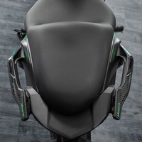 3D Gel Aufkleber Motorrad Griffe Shutz Kompatibel Kawasaki Versys 650 2024 Grun