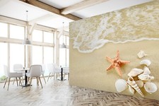 3D Beach Starfish S839 Wallpaper Mural Self-adhesive Removable Sticker Kids Pa