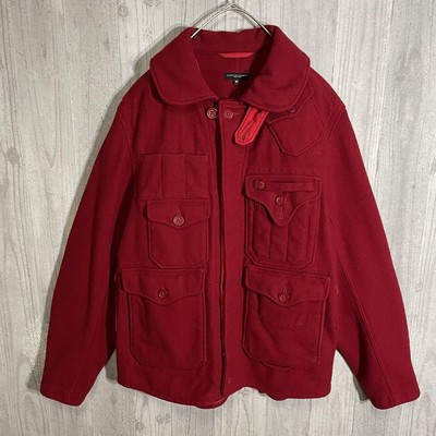 Engineered Garments Wool Cruiser Jacket Red size-M | eBay