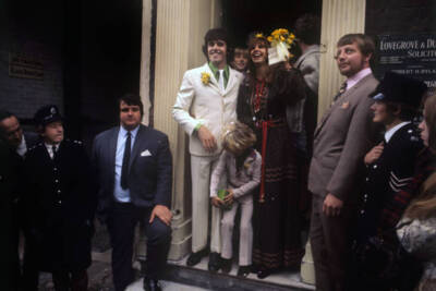 Singer Donovan And His Bride Lynda Lawrence After Their Marria- 1970 Old Photo