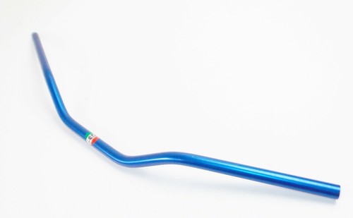 MOTORCYCLES ALUMINUM HANDLEBAR W=33.5" D=7/8" 22mm BLUE CAGIVA YAMAHA HONDA PUCH - Picture 3 of 3