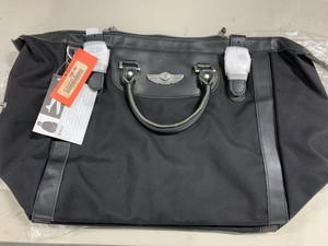 harley davidson leather duffle bag
