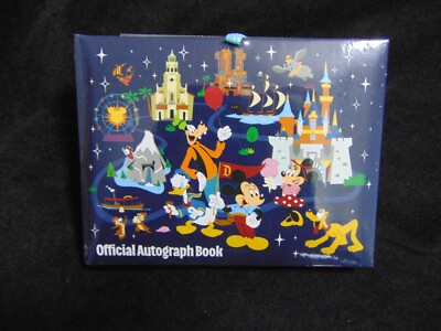 Disney Parks Disneyland Official Autograph Book Mickey and Friends New & Sealed