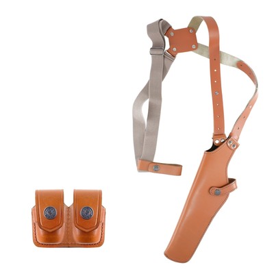 Koltster Vertical Shoulder Holster & Double Speedloader Pouch Smith&Wesson 686