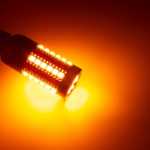 3000K 7440 Amber LED Turn Signal Light Bulbs Anti Hyper Flash Canbus Error Free - Picture 4 of 12