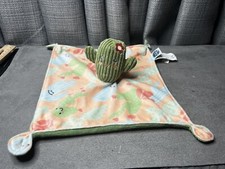 Mary Meyer Baby Lovey Security Blanket Cactus Orange Crimped Corners Toy