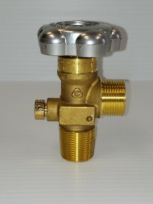 CGA 701 Sherwood Valve Brass, 25E, 310 bar, Oxygen Valve 