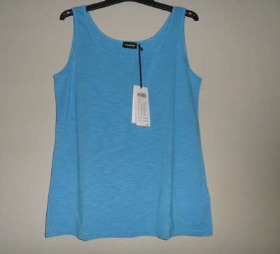 Taifun Sommer-Top/Trägershirt Gr.44, h'blau, softer Viskose-Jersey, neu+Etikett!
