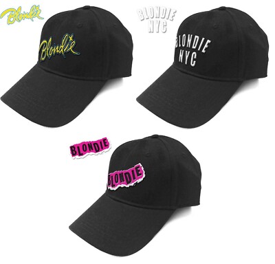 BLONDIE - EAT TO THE BEAT LOGO - OFFICIAL EMBROIDERED BASEBALL CAP / BBCAP / HAT