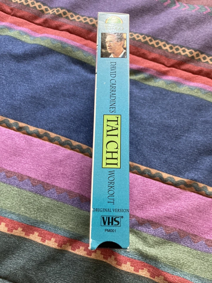 1993 David Carradine's Tai Chi Workout VHS Original Version Goldhil Video Foto 3 de 4
