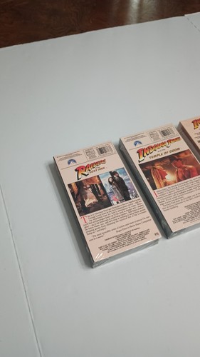 Indiana Jones Trilogy VHS Set Factory Sealed ** SEALS IN EXCELLENT SHAPE ** π₯ - Picture 20 of 23