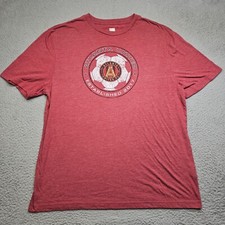 Atlanta United FC Shirt Adult XL MLS Red Short Sleeve Crew Neck Mens