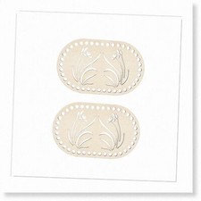 2Pcs Eco-Friendly Wooden Basket Bottoms for Crochet Baskets and Home Decor - Ova