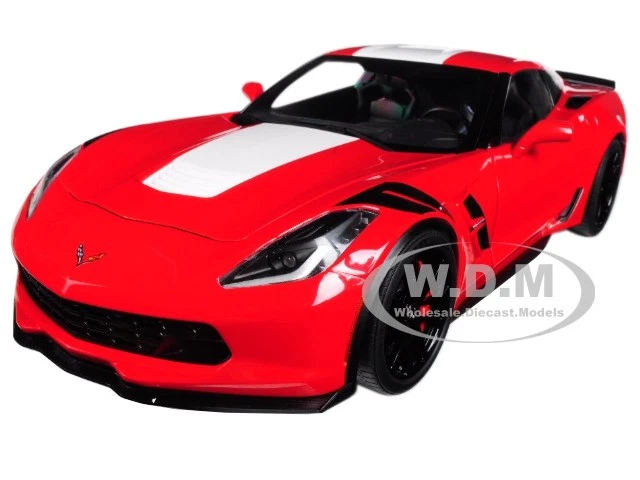 2017 CHEVROLET CORVETTE C7 GRAND SPORT RED 1 18 MODEL CAR BY AUTOART 71274