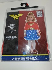 Infant Wonder Woman Halloween Costume Baby Size 0-6 Months