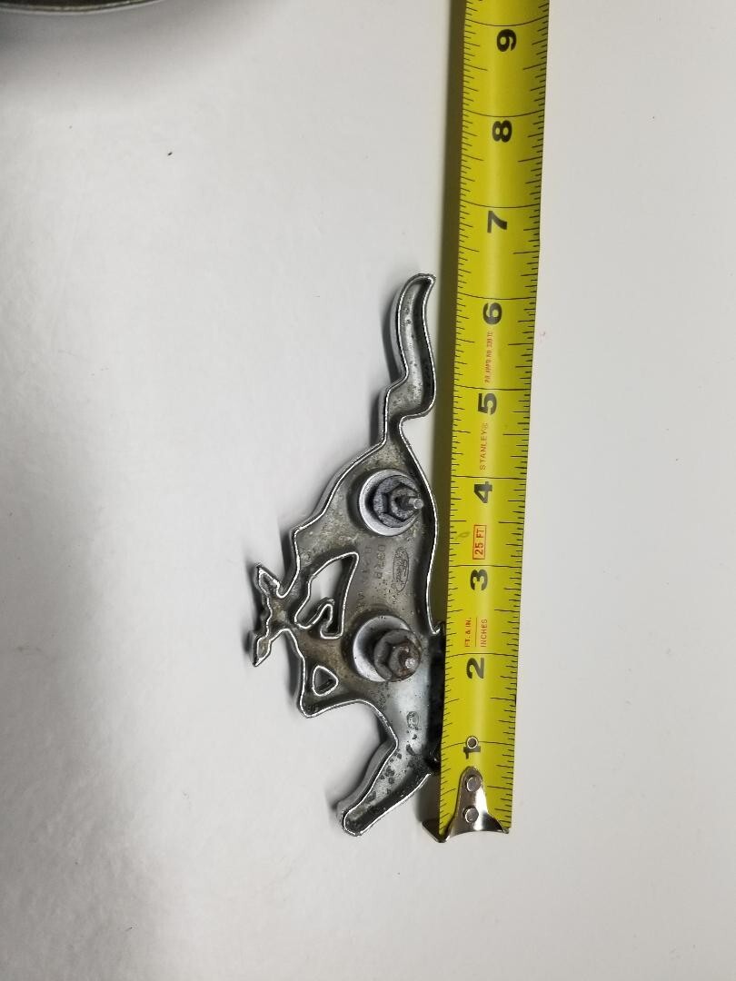 Vintage OEM Ford Mustang horse grill emblem Part No. D4ZB Vintage OEM Ford Mustang horse grill emblem Part No. D4ZB