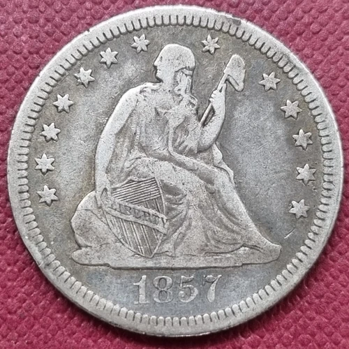 1857-O Seated Liberty Quarter — photo from the most recent tracked eBay sale