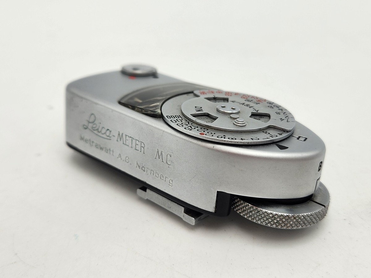 Vintage Leica Meter MC Selenium Exposure Meter Chrome *AS-IS