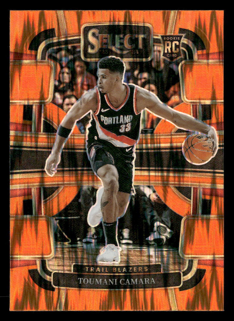2023-24 Select Toumani Camara #81 Concourse Level RC Orange Flash Trailblazers