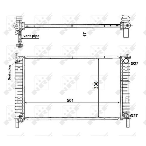 KüHler WasserküHler MotorküHler FüR Ford Fiesta V Fusion Mazda 2 JH JD JU DY-image