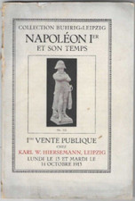 Collection Buhrig Leipzig NAPOLEON I et Son Temps 1913 K Hiersemann Auction