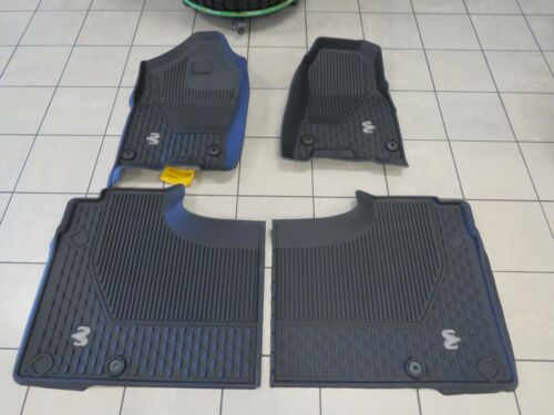 2019-2022 DODGE RAM DT tapis de sol en caoutchouc cabine équipage NEUF OEM MOPAR - Photo 1/11