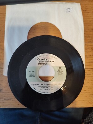 David Raye & Kathy Houston Nothing Can Stop My Loving You 225-A 45 RPM 7'' Single